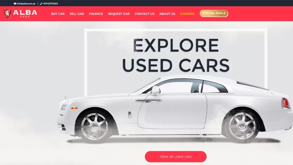 سایت خرید و فروش ماشین در دبی alba