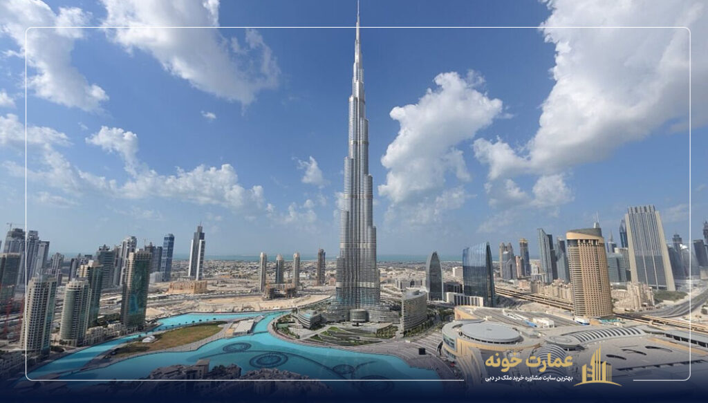 ارتفاع برج خلیفه ۸۲۸ متر است