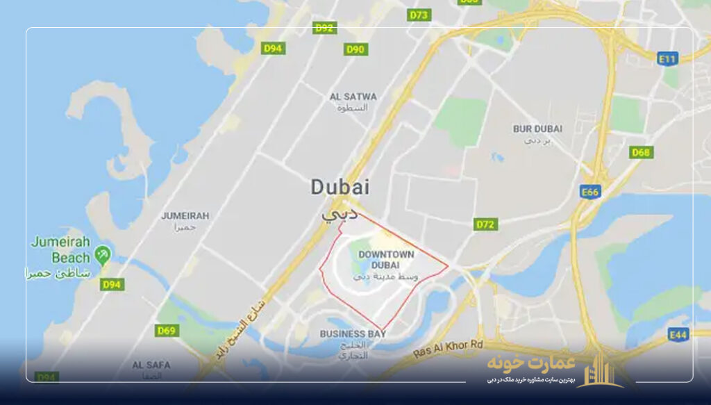 چگونه به برج خلیفه برویم