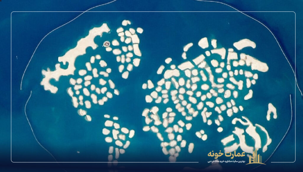 جزایر جهانی دبی از جزایر مصنوعی دبی