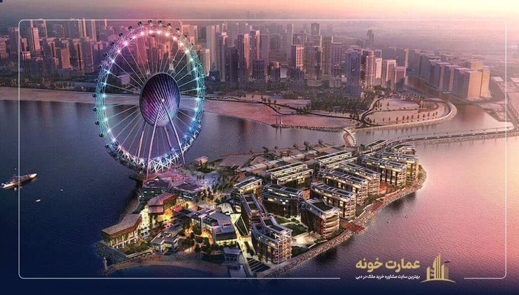 جزیره بلوواترز یکی از جزایر مصنوعی دبی است