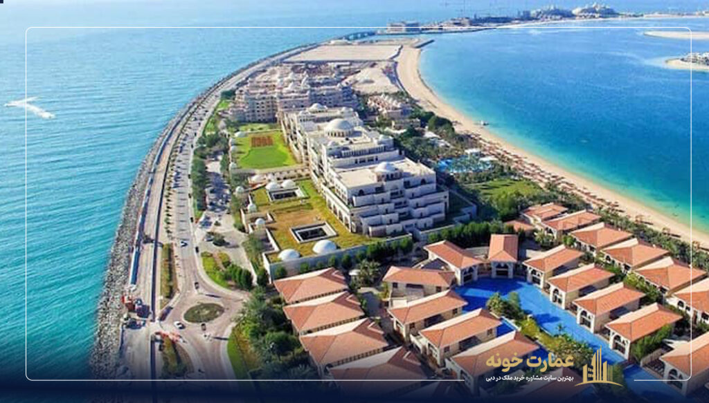 دومین مورد از جزایر مصنوعی دبی پالم جبل علی است