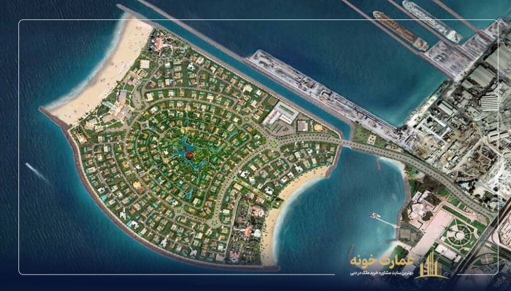 یکی از جزایر مصنوعی دبی پرل جمیرا ست