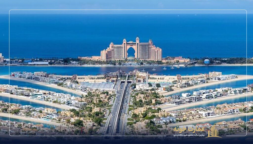 Palm Jumeirah یکی از مناطق پرطرفدار در دبی برای اجاره خانه