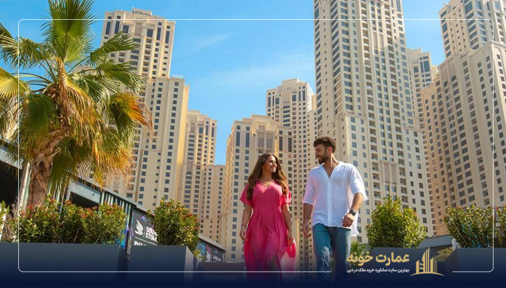 لوکیشن جمیرا بیچ رزیدنس روی نقشه گوگل